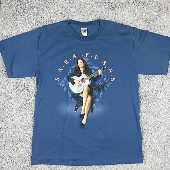 Sara Evans Shirt Womens Large Concert Band Tee Tour Merch Vintage Band Rock - Picture 1 of 6